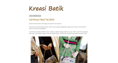 Desktop Screenshot of kreasibatik.com